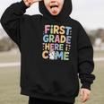 First Grade Here I Come Unicorn Back To School Graphic Kid Hoodie First Grade Here I Come Unicorn Back To School Graphic Kid Hoodie