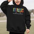 Fitness Instructor Tie Dye Back To School For Women For Work Graphic Kid Hoodie