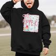 Girls Pre-K Coquette Bow Pink Preppy Back To School Graphic Kid Hoodie Girls Pre-K Coquette Bow Pink Preppy Back To School Graphic Kid Hoodie