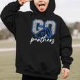 Go Cheer Panthers School Sports Name Spirit Back To School Graphic Kid Hoodie