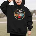 Groovy Attendance Clerk Back To School Appreciation Week Graphic Kid Hoodie Groovy Attendance Clerk Back To School Appreciation Week Graphic Kid Hoodie