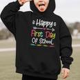 Happy First Day Of School Back To School Kids Students Graphic Kid Hoodie Happy First Day Of School Back To School Kids Students Graphic Kid Hoodie