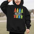 Hazel Crayon Back To School Kids Graphic Kid Hoodie Hazel Crayon Back To School Kids Graphic Kid Hoodie