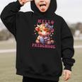Hello Preschool Cute Highland Cow Lover Back To School Graphic Kid Hoodie Hello Preschool Cute Highland Cow Lover Back To School Graphic Kid Hoodie