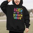 Hello Seventh 7TH Grade Back To School Kids Students Tee Graphic Kid Hoodie
