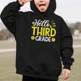Hello Third Grade Sunflower 3rd Grade Vibes Back To School Graphic Kid Hoodie