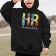 HR Director For Work Tie Dye Back To School Appreciation Day Graphic Kid Hoodie HR Director For Work Tie Dye Back To School Appreciation Day Graphic Kid Hoodie