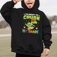I'm Ready To Crush 1st Grade Dinosaurs Back To School Kids Graphic Kid Hoodie I'm Ready To Crush 1st Grade Dinosaurs Back To School Kids Graphic Kid Hoodie