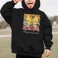 Instructional Assistant Groovy Coquette Bow Back To School Graphic Kid Hoodie Instructional Assistant Groovy Coquette Bow Back To School Graphic Kid Hoodie