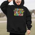 In My Instructional Coach Era Groovy Back To School Graphic Kid Hoodie In My Instructional Coach Era Groovy Back To School Graphic Kid Hoodie