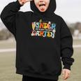 Kindergarten Dream Team Groovy Retro Children Back To School Graphic Kid Hoodie Kindergarten Dream Team Groovy Retro Children Back To School Graphic Kid Hoodie
