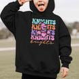 Knights Mascot Back To School Spirit Sports Men Women Groovy Graphic Kid Hoodie