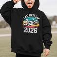My Last First Day Senior 2026 Vintage Back To School Graphic Kid Hoodie