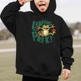 Leaping Into Pre-K Jumping Tree Frog Back To School Fun Graphic Kid Hoodie Leaping Into Pre-K Jumping Tree Frog Back To School Fun Graphic Kid Hoodie