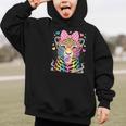 Leopard Glasses Blowing Bubble Gum Back To School Kids Graphic Kid Hoodie Leopard Glasses Blowing Bubble Gum Back To School Kids Graphic Kid Hoodie