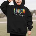 Lunch Lady For Work Tie Dye Back To School Appreciation Day Graphic Kid Hoodie Lunch Lady For Work Tie Dye Back To School Appreciation Day Graphic Kid Hoodie