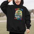 Monster Truck Dinosaur Boys Back To School Crush Pre-k Kids Graphic Kid Hoodie
