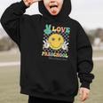 Peace Love Preschool Smile Face Back To School PRESCHOOL Graphic Kid Hoodie Peace Love Preschool Smile Face Back To School PRESCHOOL Graphic Kid Hoodie