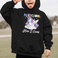 Preschool Here I Come Unicorn Back To School Girl Student Graphic Kid Hoodie