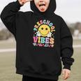 Preschool Vibes Smile Face Back To School Kinder Girls Kids Graphic Kid Hoodie