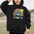 Retro Team TK Back To School Transitional Kindergarten Graphic Kid Hoodie