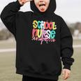 School Nurse Appreciation Day Coquette Bow Back To School Graphic Kid Hoodie School Nurse Appreciation Day Coquette Bow Back To School Graphic Kid Hoodie