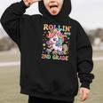 Second Grade Back To School First Day Girls Rollin Unicorn Graphic Kid Hoodie Second Grade Back To School First Day Girls Rollin Unicorn Graphic Kid Hoodie