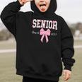 Senior 2027 Floral Pink Bow Back To School Class Of 2027 Graphic Kid Hoodie Senior 2027 Floral Pink Bow Back To School Class Of 2027 Graphic Kid Hoodie
