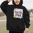 Sixth Grade Back To School For Girls Pink Notebook Graphic Kid Hoodie