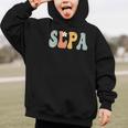 SLPA Groovy Women Appreciation Day Hello Back To School Graphic Kid Hoodie