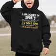 Sports Management Major For Back To School Graphic Kid Hoodie Sports Management Major For Back To School Graphic Kid Hoodie
