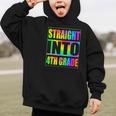 Straight Into 4th Grade Fourth Grade Back To School Graphic Kid Hoodie Straight Into 4th Grade Fourth Grade Back To School Graphic Kid Hoodie
