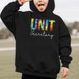Unit Secretary Women Tie Dye Back To School Appreciation Day Graphic Kid Hoodie Unit Secretary Women Tie Dye Back To School Appreciation Day Graphic Kid Hoodie