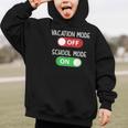 Vacation Mode Off School Mode On Back To School Switch Graphic Kid Hoodie Vacation Mode Off School Mode On Back To School Switch Graphic Kid Hoodie