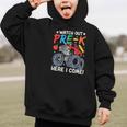 Watch Out Pre-K Here I Come Monster Truck Back To School Graphic Kid Hoodie Watch Out Pre-K Here I Come Monster Truck Back To School Graphic Kid Hoodie