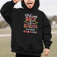 Welcome Back To School Lunch Lady Leopard On First Day Of School Graphic Kid Hoodie Welcome Back To School Lunch Lady Leopard On First Day Of School Graphic Kid Hoodie