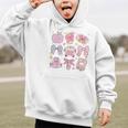Back To School Coquette Bow Pencil School Students Girls Graphic Kid Hoodie Back To School Coquette Bow Pencil School Students Girls Graphic Kid Hoodie