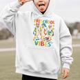 Back To School Cute Goose Preschool Vibes Girls Boys Graphic Kid Hoodie