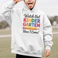Back To School Watch Out Kindergarten Here I Come Kids Graphic Kid Hoodie