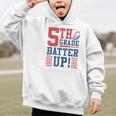 Baseball Fifth Grade Back To School 5th Grade Batter Up Graphic Kid Hoodie