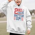 Baseball Second Grade Back To School 2nd Grade Batter Up Graphic Kid Hoodie