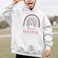 Blessed Principal Back To School Boho Rainbow Premium Tri-Blend Graphic Kid Hoodie