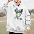 Bruh I'm In Third 3rd Grade Tie Dye Girl Back To School Tee Graphic Kid Hoodie