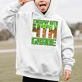 Creepin’ Into 4th Grade Kids Boy Gamer Pixel Back To School Performance Graphic Kid Hoodie