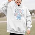 First Grade Coquette Bow Pencil First Day Back To School Performance Graphic Kid Hoodie