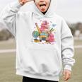 Girls Cute Pink Bows Coquette Aesthetic Back To School Graphic Kid Hoodie