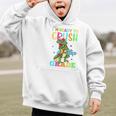 I'm Ready To Crush 3rd Grade Dinosaur Back To School Graphic Kid Hoodie