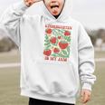 Kindergarten Is My Jam Boho Floral Strawberry Back To School Graphic Kid Hoodie