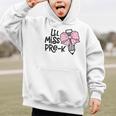 LiL Miss Pre-K Cute Back To School Pink Y2k Coquette Bow Graphic Kid Hoodie
