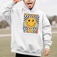 Preschool Vibes Retro Groovy Back To School Pre-K Graphic Kid Hoodie Preschool Vibes Retro Groovy Back To School Pre-K Graphic Kid Hoodie